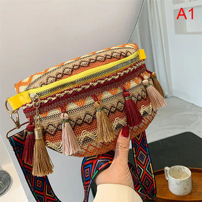 Sac banane brodé
