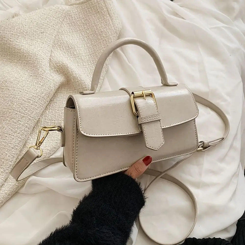 Sac à main coréen en cuir PU pour femmes, sac à bandoulière carré coréen sous les bras, grande capacité, polyvalent