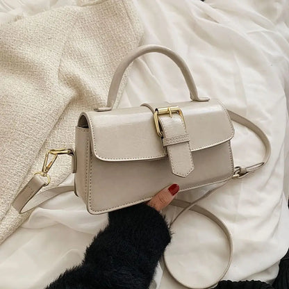 Sac à main coréen en cuir PU pour femmes, sac à bandoulière carré coréen sous les bras, grande capacité, polyvalent