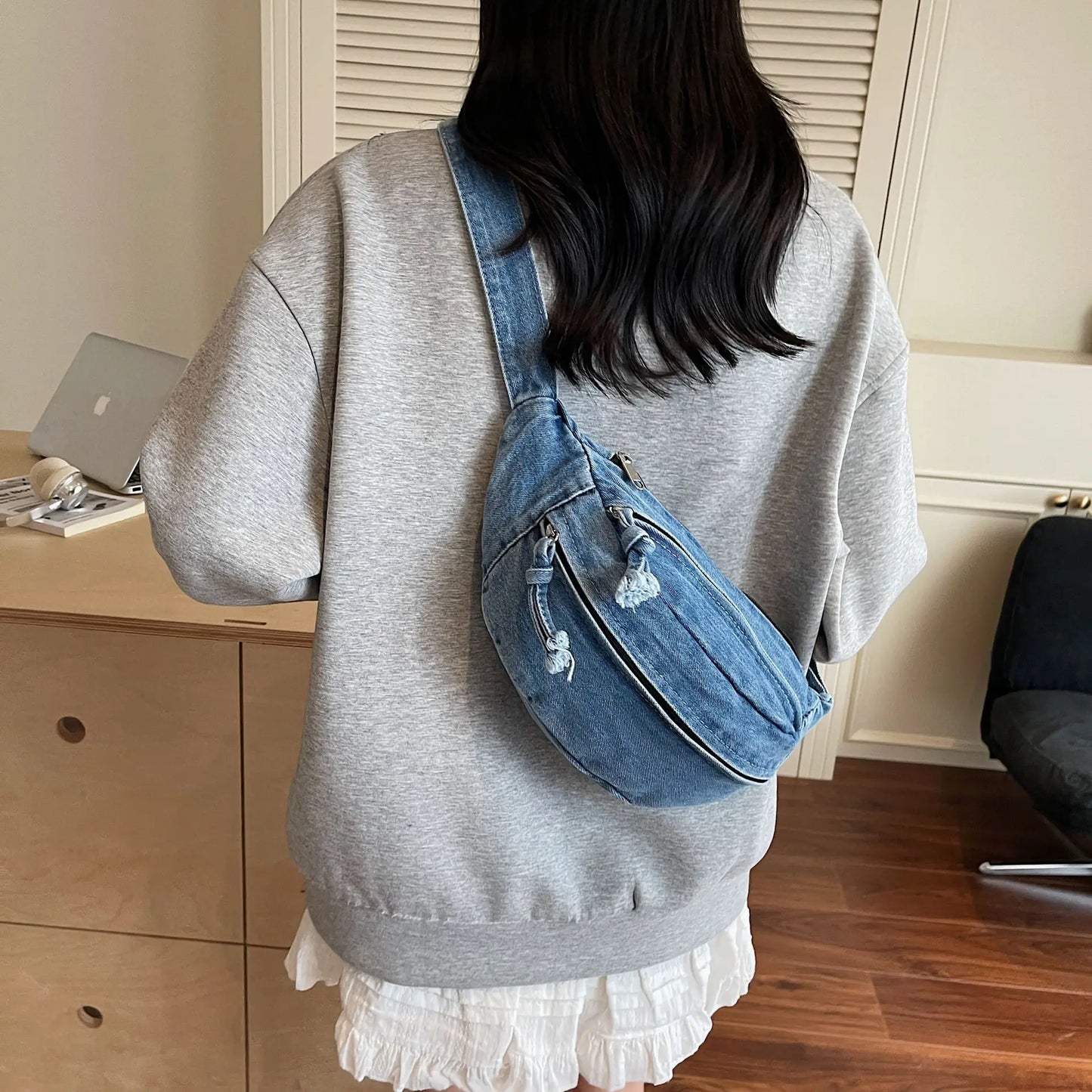Sac banane jean