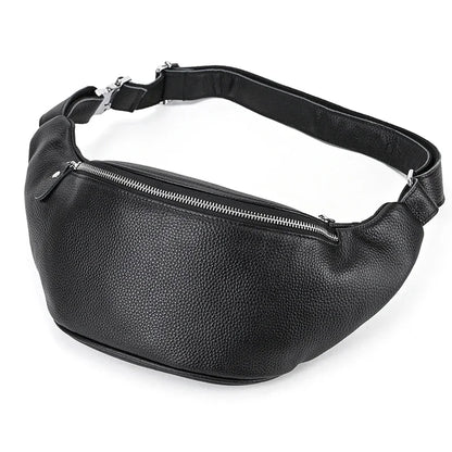 Sac banane en cuir pour homme