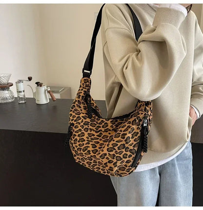 Sac bandoulière léopard