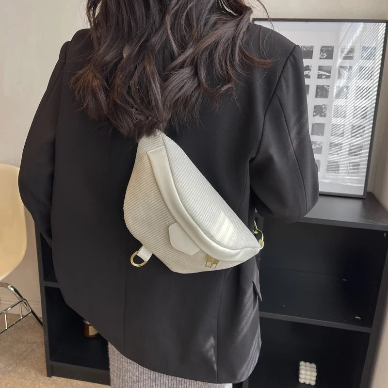 Sac bandoulière velours