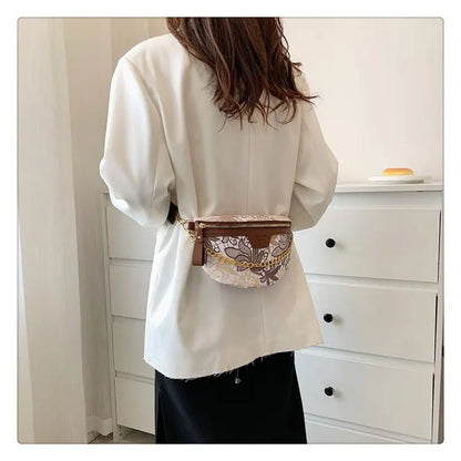 Sac banane fleuri