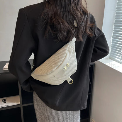 Sac bandoulière velours