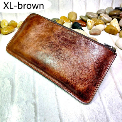 Pochette cuir ceinture