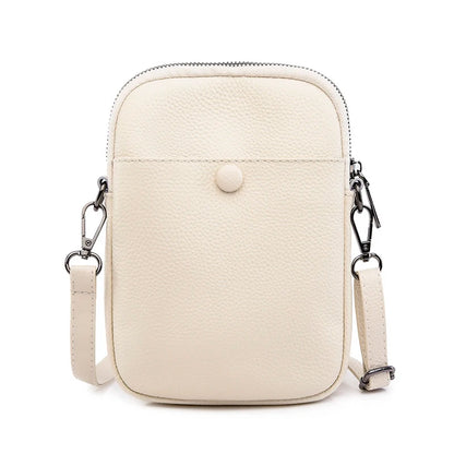 Sac à main 100% cuir véritable pour femme, sac à main de luxe en cuir de vache, sac à bandoulière initié, mode féminine, sac messager