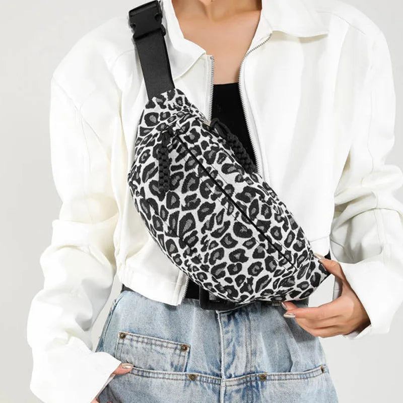 Sac banane léopard femme
