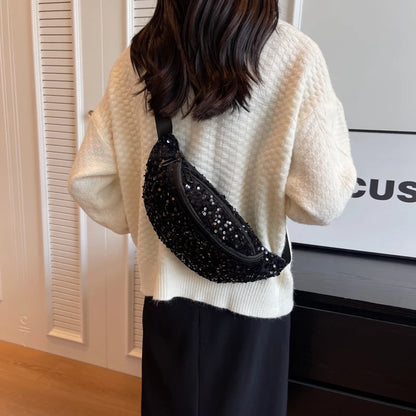 Sac banane sequin