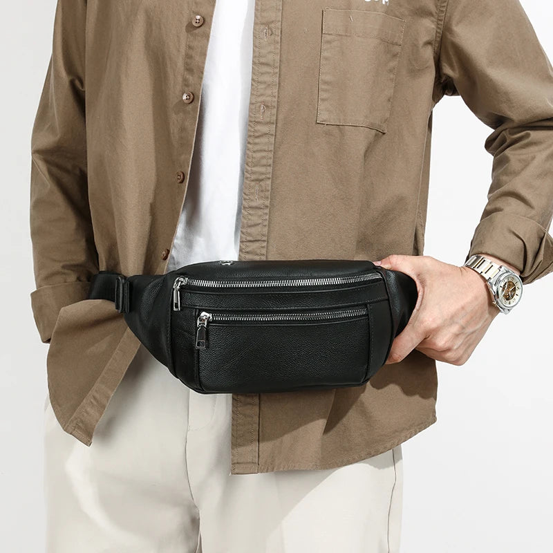 Sac poitrine homme cuir