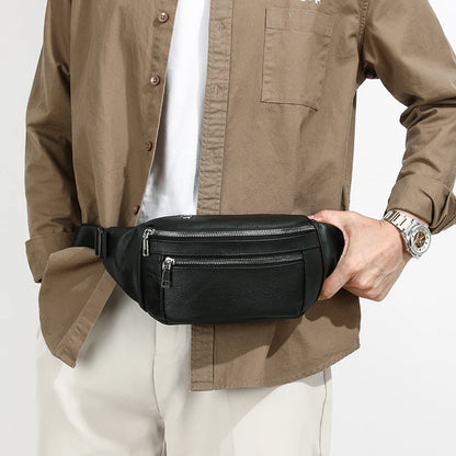 Sac poitrine homme cuir