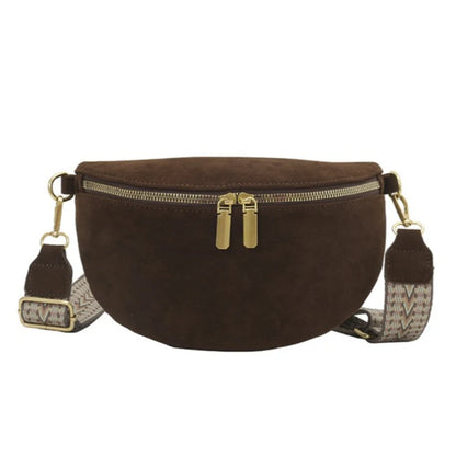 Sac banane daim femme
