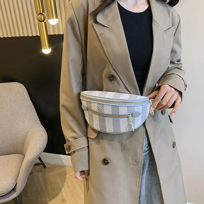 Sac banane rayé