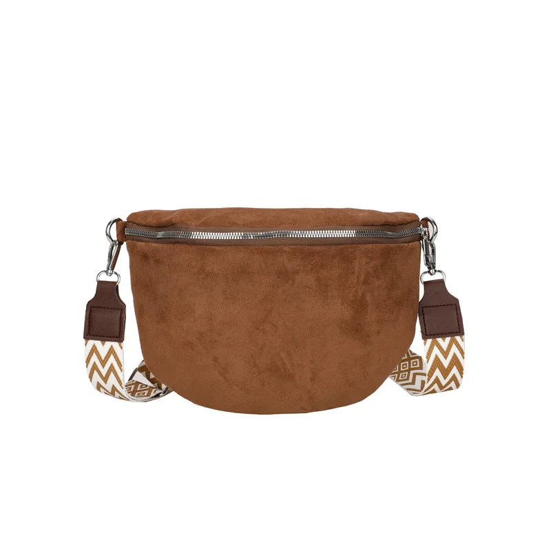 Sac banane en daim