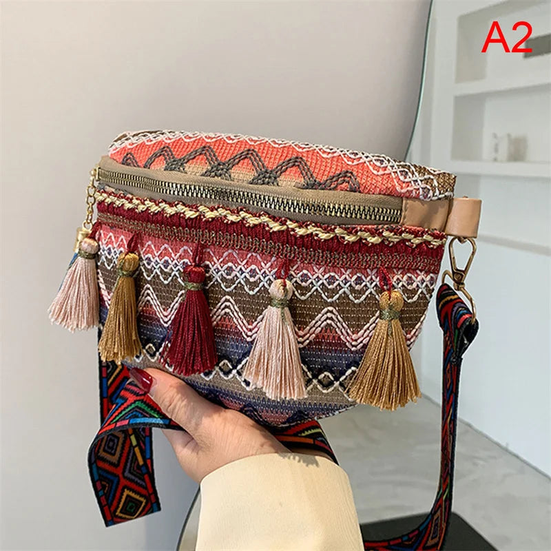 Sac banane brodé