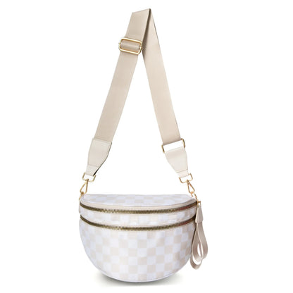 Sac banane carreaux