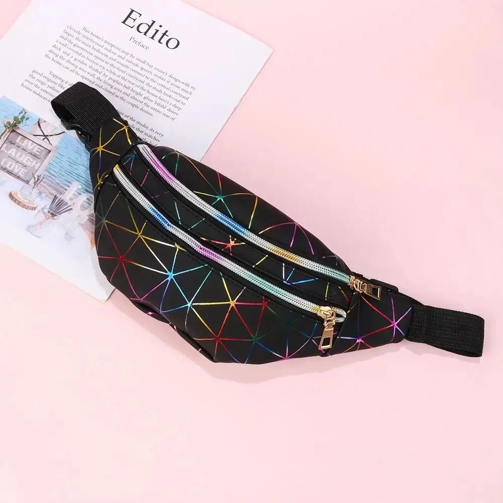 Sac banane femme holographique