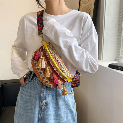 Sac banane brodé