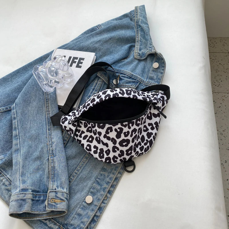 Sac banane femme léopard
