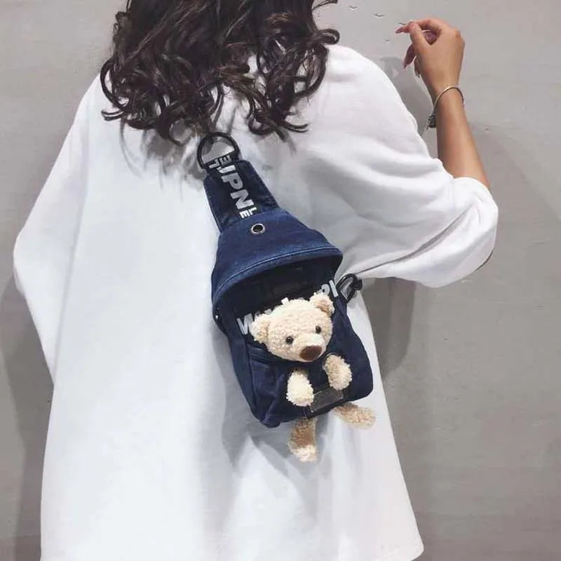 Sac en jean bandoulière
