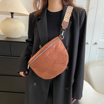 Sac banane en daim