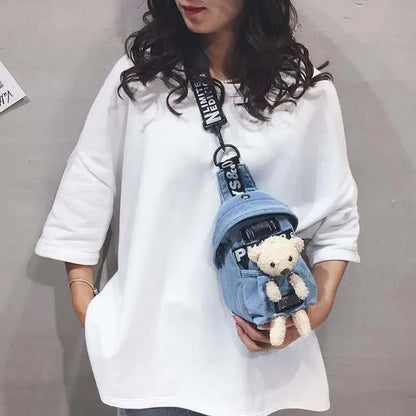 Sac en jean bandoulière
