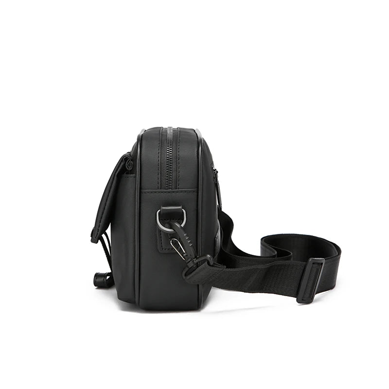 Sac à bandoulière en cuir PU souple pour hommes, petit sac à main décontracté de bonne qualité, pochette de jour