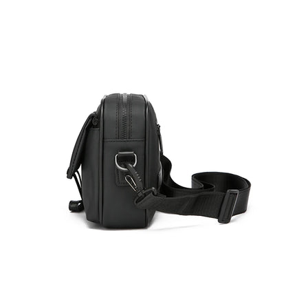 Sac à bandoulière en cuir PU souple pour hommes, petit sac à main décontracté de bonne qualité, pochette de jour