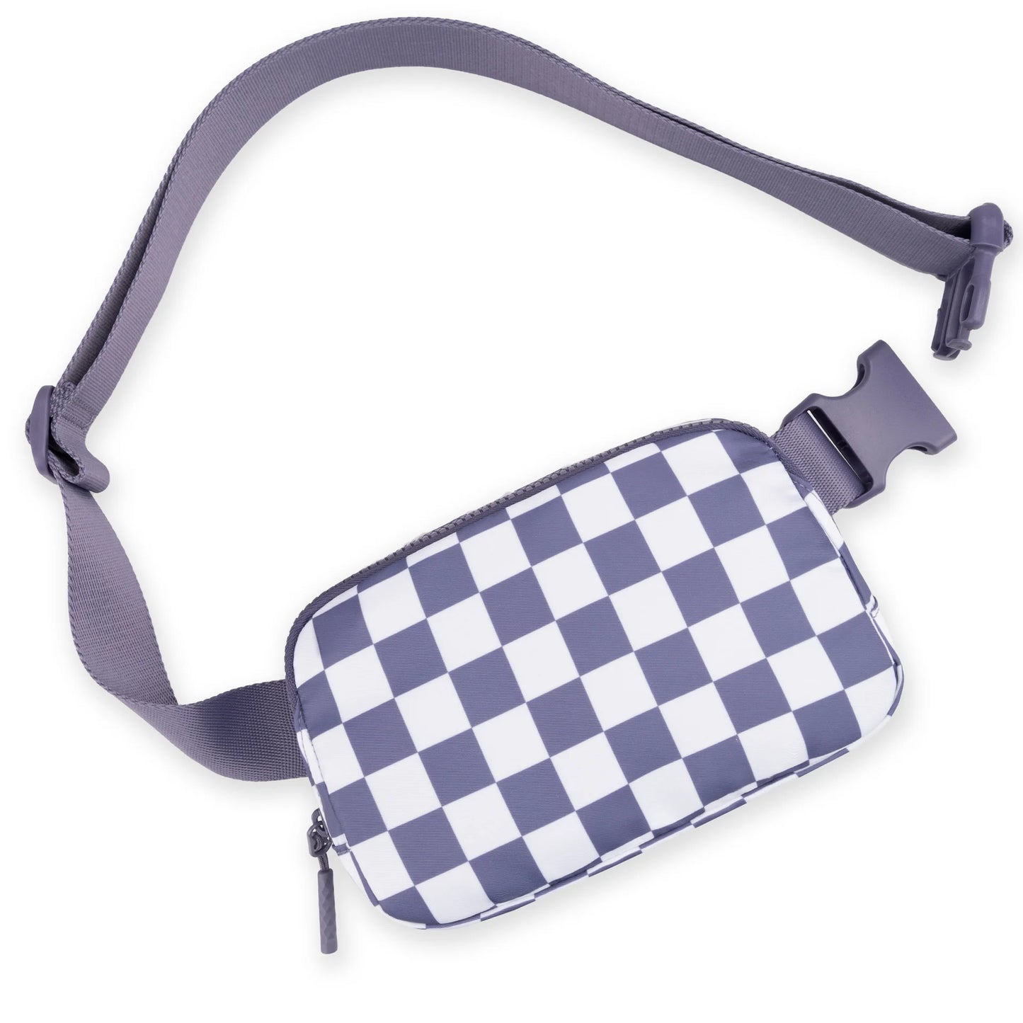 Sac banane à carreaux