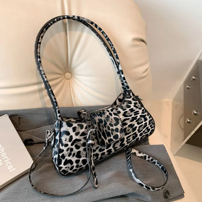 sac de luxe femme sac a main femme bandoulière MOODS-Mini sac à bandoulière imprimé léopard pour femme, sacs initiés sous les bras, style français, sacs à main de créateur de luxe, dernier cri, 2024