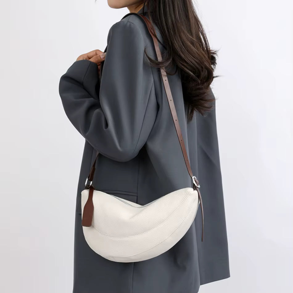 Sac demi-lune cuir