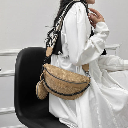 Sac banane femme fleuri
