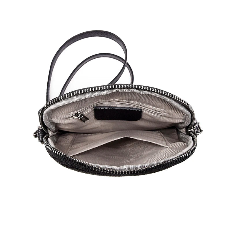 Sac à main 100% cuir véritable pour femme, sac à main de luxe en cuir de vache, sac à bandoulière initié, mode féminine, sac messager