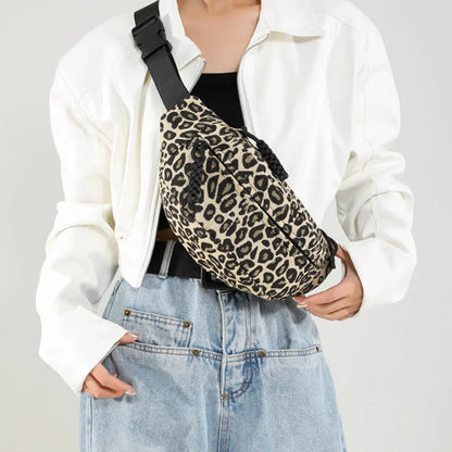 Sac banane léopard femme