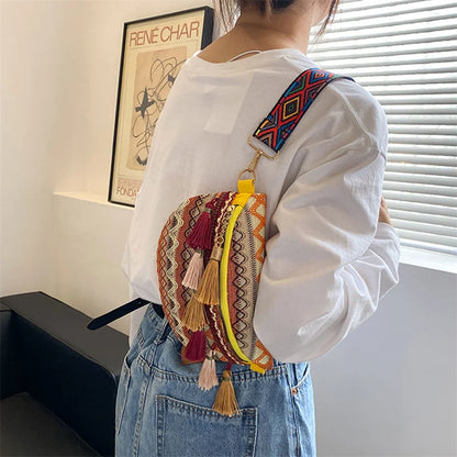 Sac banane brodé