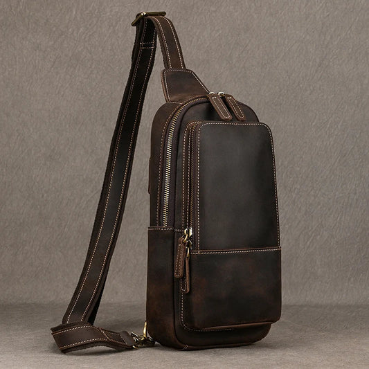 Sac banane cuir pour homme