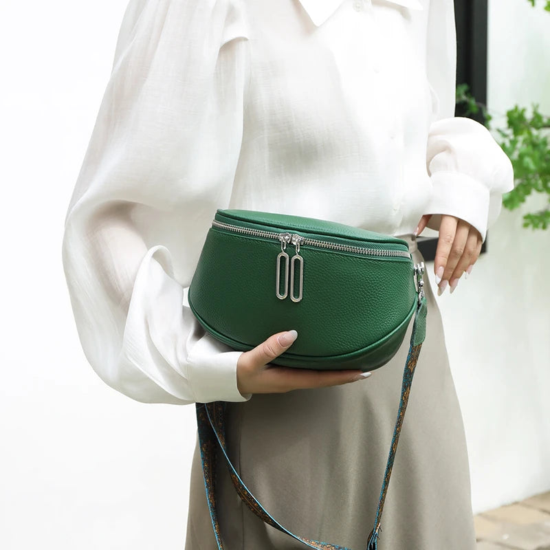 Sac banane femme vert