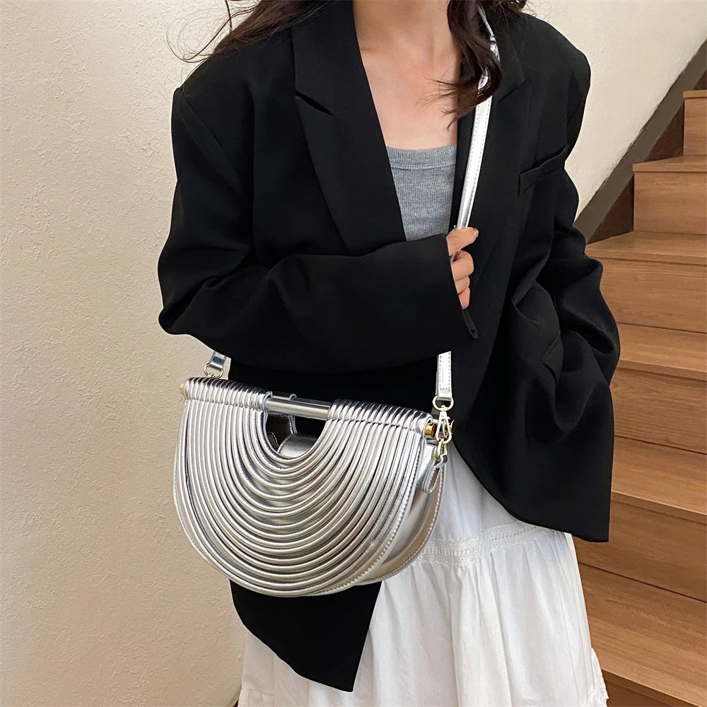 Sac demi-lune luxe