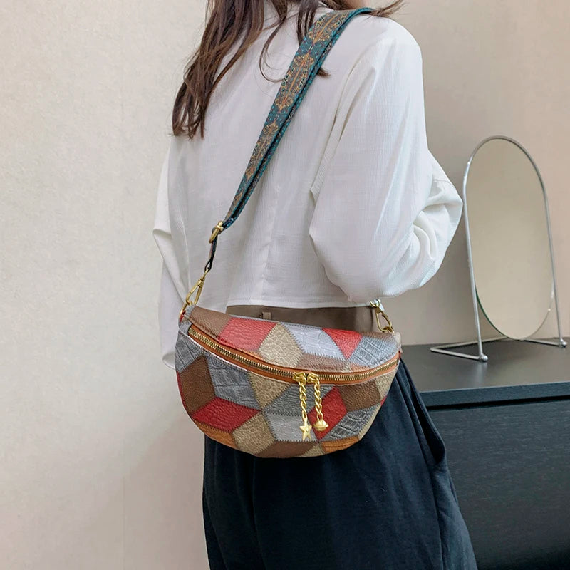 Sac banane patchwork