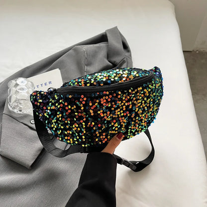 Sac banane sequin