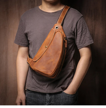 sac banane bandouliere cuir