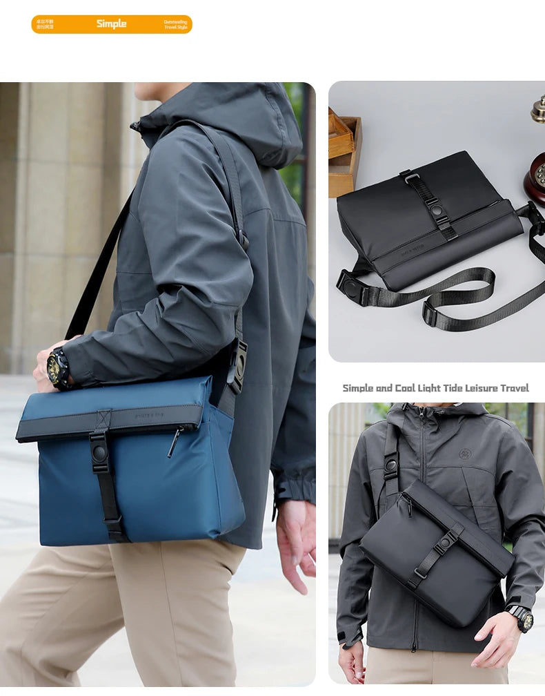 Oxford Messenger Hobos Sac à main pour homme, sac à main pour homme, haute qualité, mince, grande capacité, initié