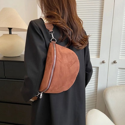 Sac banane en daim