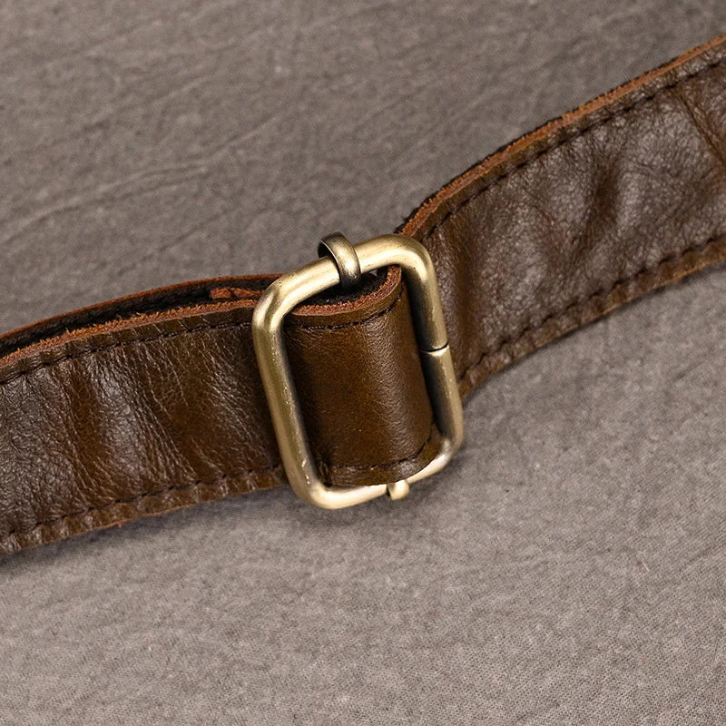 Sac banane cuir grainé