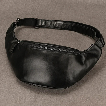 Sac banane en cuir pour homme