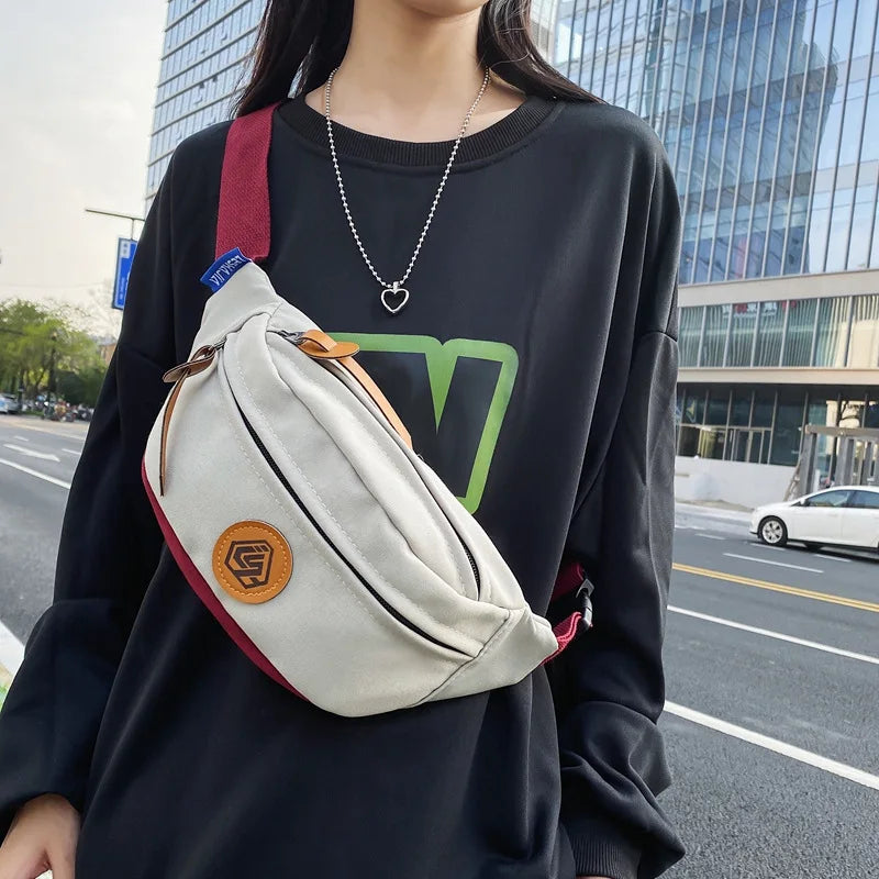 Sac banane tissu