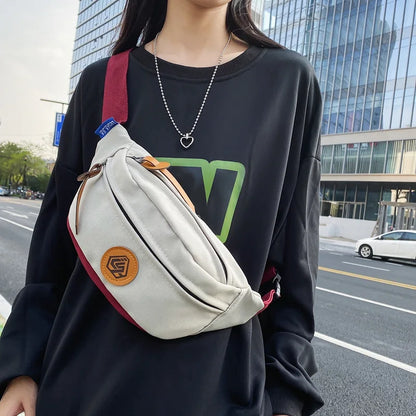 Sac banane tissu