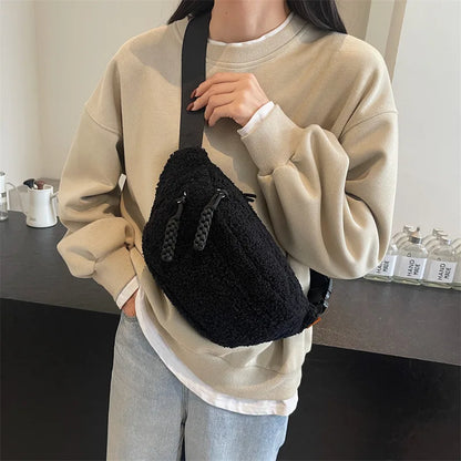 Sac banane moumoute femme