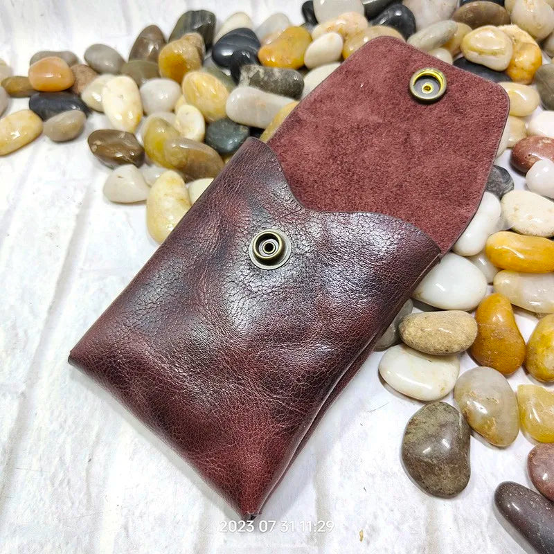 Pochette cuir homme ceinture