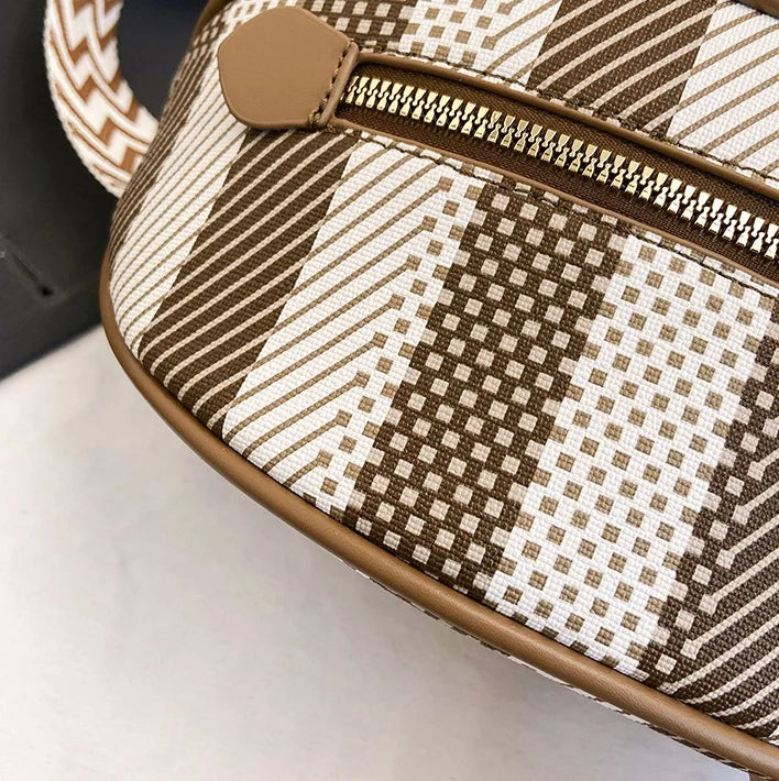 Sac banane rayé